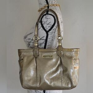 Vintage Coach Gold Satchel.